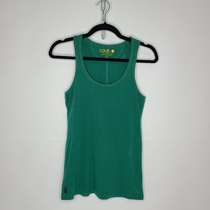 Lole Tank Top Scoop Neck Green Size Medium